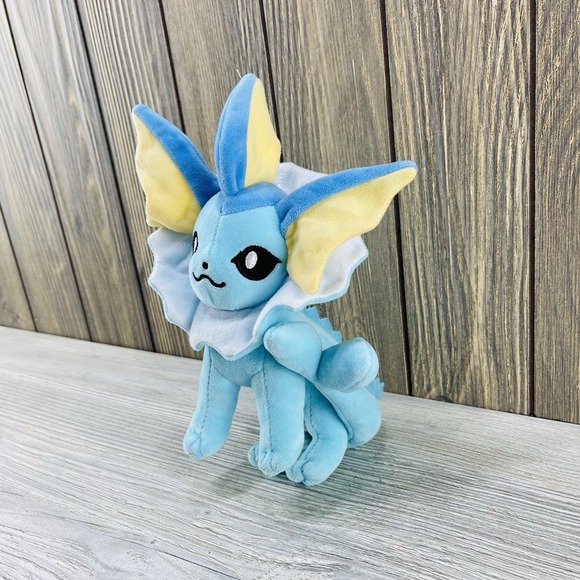 Pokemon Center Vaporeon Fit Sitting Cuties plush doll stuffed Toy - Picture 1 of 15